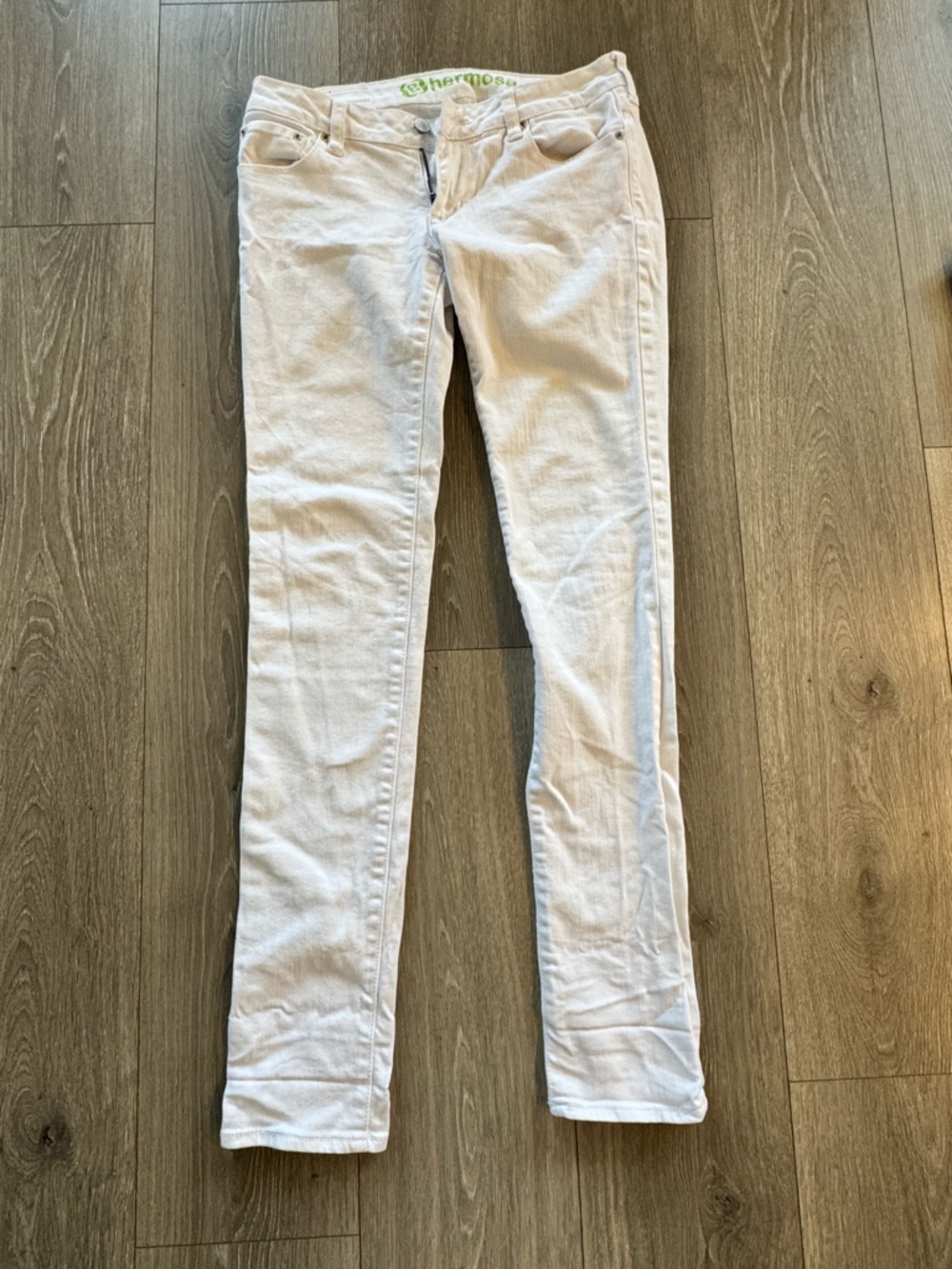 Bullhead Hermosa White Skinny Jeans 5 Long